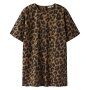 name it regular fit Kleid - Leopard Toasted Coconut