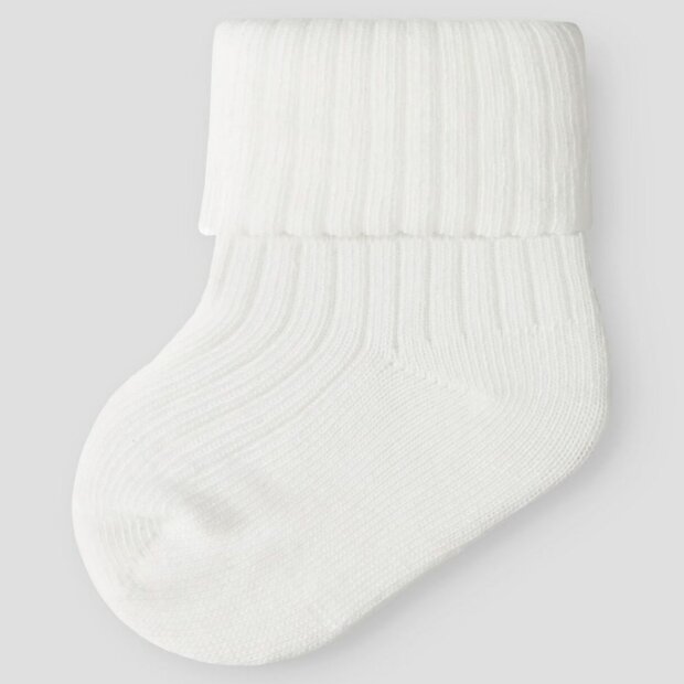 nameit baby rippstrick Socken - Cloud Dancer