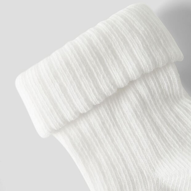 nameit baby rippstrick Socken - Cloud Dancer
