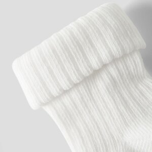 nameit baby rippstrick Socken - Cloud Dancer