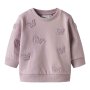 nameit angerauter Sweater - Schmetterlinge Dawn Pink