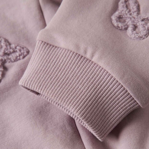 nameit angeraute Stoffhose - Schmetterlinge Dawn Pink