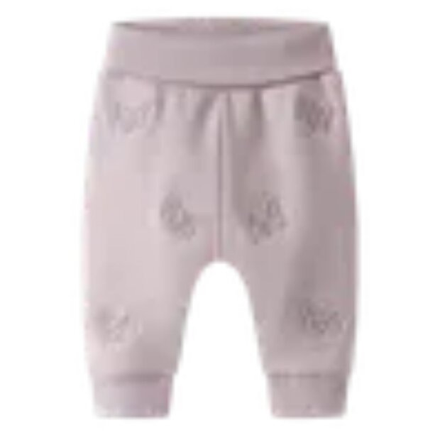 nameit angeraute Stoffhose - Schmetterlinge lilac marble