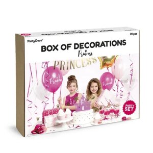 Partydeco Dekorationsset  - Princess (31-teilig)