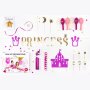 Partydeco Dekorationsset  - Princess (31-teilig)