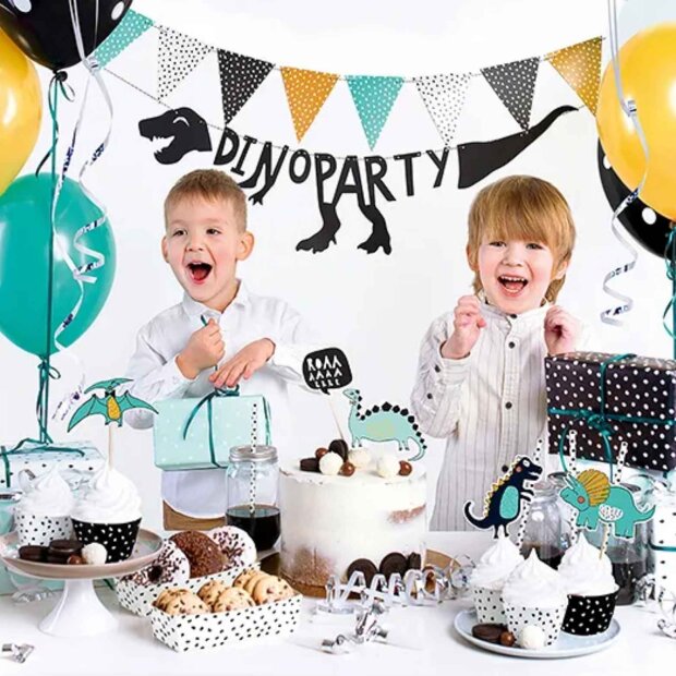 Partydeco Dekorationsset  - Dinosaurier (39-teilig)