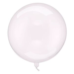 Partydeco Balloon Ballonkugel -  transparent rosa (HS)