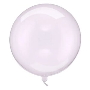 Partydeco Balloon Ballonkugel -  transparent lila (HS)
