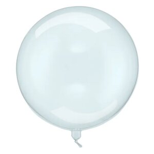 Partydeco Balloon Ballonkugel -  transparent blau (HS)
