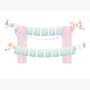 Partydeco Bannergirlande Happy Birthday - Meerjungfrau