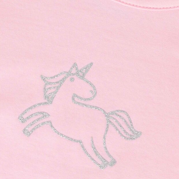 nameit langarm Bio-Baumwoll Oberteil Einhorn - Orchid Pink
