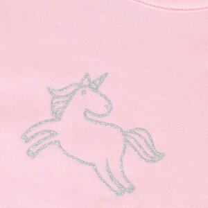 nameit langarm Bio-Baumwoll Oberteil Einhorn - Orchid Pink