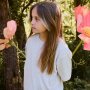 name it Bio Baumwolle T-Shirt - Bloom light grey melange