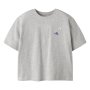 name it Bio Baumwolle T-Shirt - Bloom light grey melange