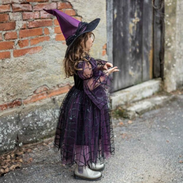 Great Pretenders Spinnenhexe Kleid mit Hut