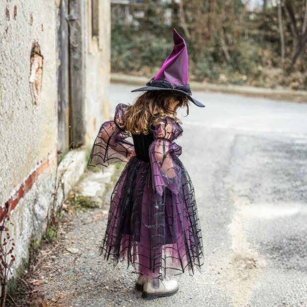 Great Pretenders Spinnenhexe Kleid mit Hut