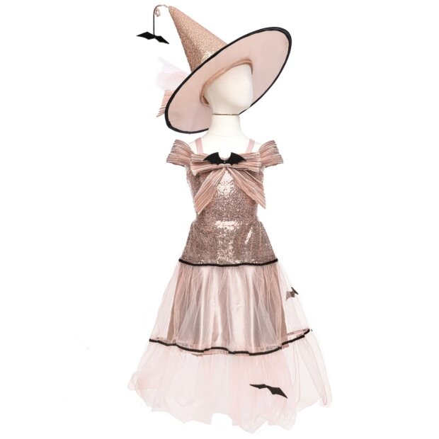 Great Pretenders Glamouröses Hexenkleid mit Hut