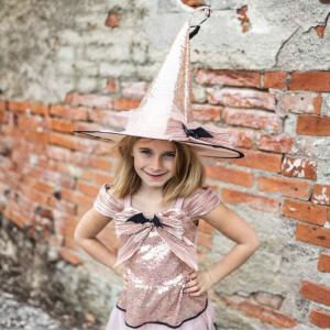 Great Pretenders Glamouröses Hexenkleid mit Hut