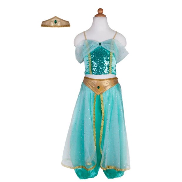 Great Pretenders Set - Arabian Prinzessin Kleid mit Krone