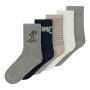 name it 5er Set Socken - grey melange