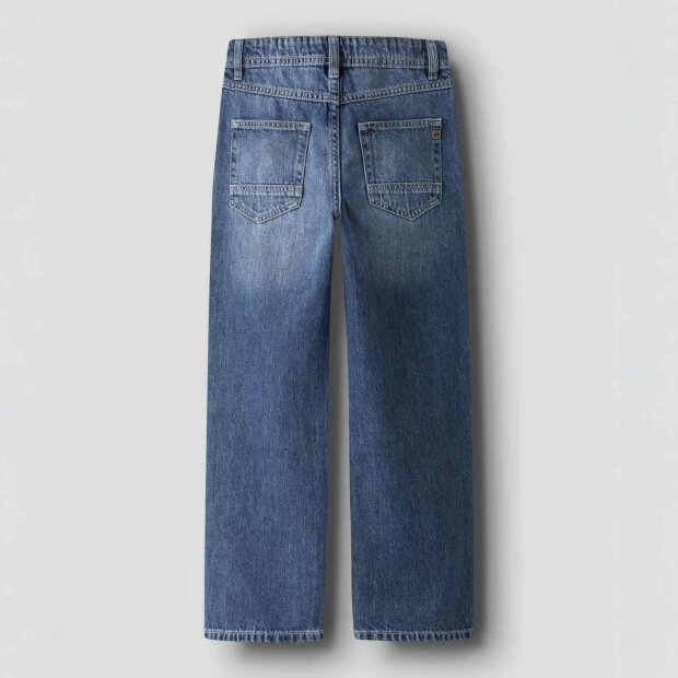 name it straight fit Jeans - medium blue denim