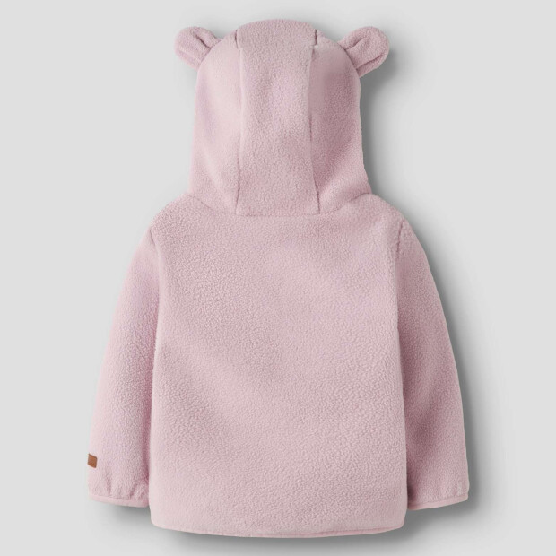 name it Fleece Jacke mit Öhrchen - Keepsake Lilac