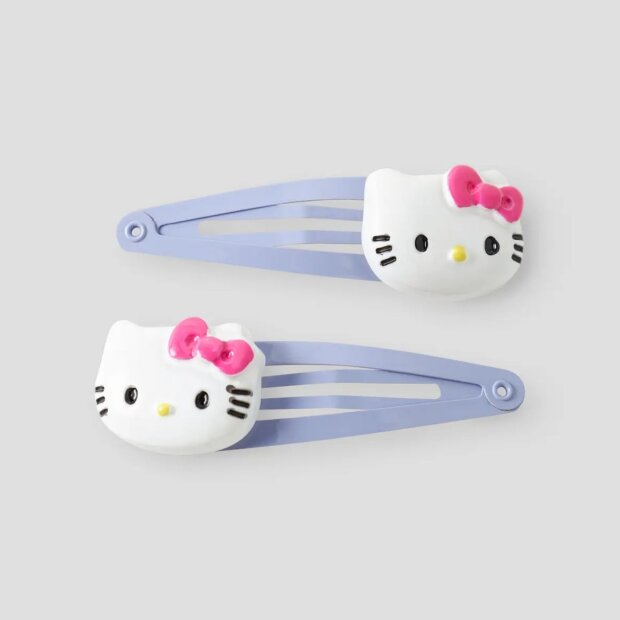 name it 2er-Pack Haarclip Hello Kitty - Purple Impression