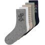 nameit 5er Pack Socken - Shadow palmen, autos