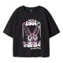 name it Bio- Baumwoll T-Shirt - black soul