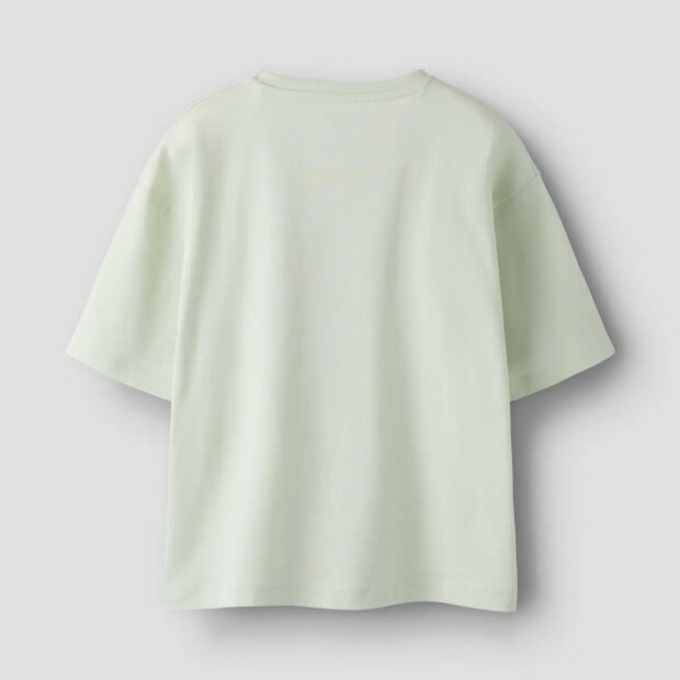 name it Bio- Baumwoll T-Shirt -  Pale Aqua Butterfly