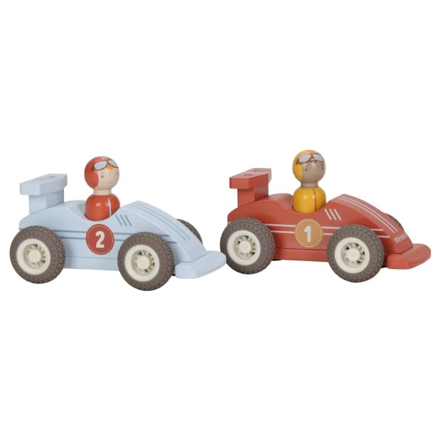 Little Dutch Holz Pullback Rennwagen - essentials