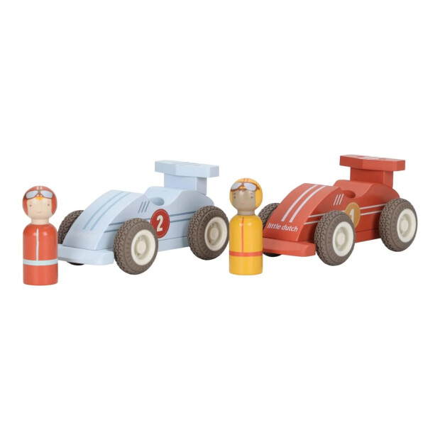 Little Dutch Holz Pullback Rennwagen - essentials