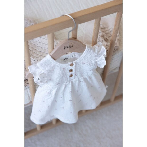 Feetje Kleid Knitter  - Delicate Flower natur