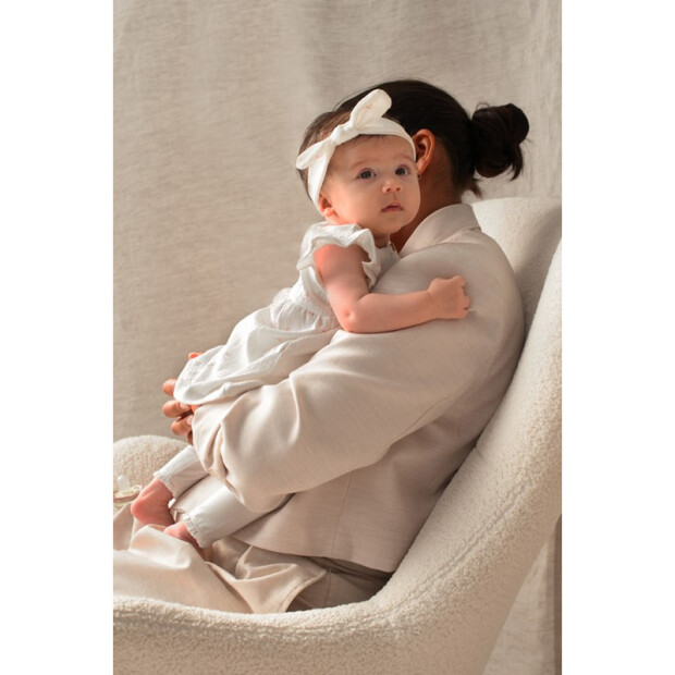 Feetje Kleid Knitter  - Delicate Flower natur