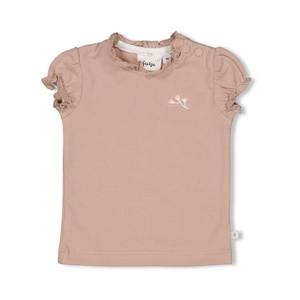 Feetje T-Shirt - Delicate Flower Taupe