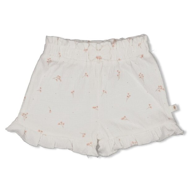 Feetje Short Knitter Rüschen - Delicate Flower Natur