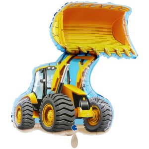 Grabo Bagger, Radlader Folienballon XXL , 58x62cm (HM)