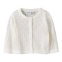 name it Bio Baumwoll Strickjacke - cloud dancer
