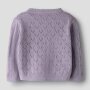 name it Bio Baumwoll Strickjacke - Lavender Gray