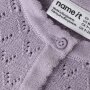 name it Bio Baumwoll Strickjacke - Lavender Gray
