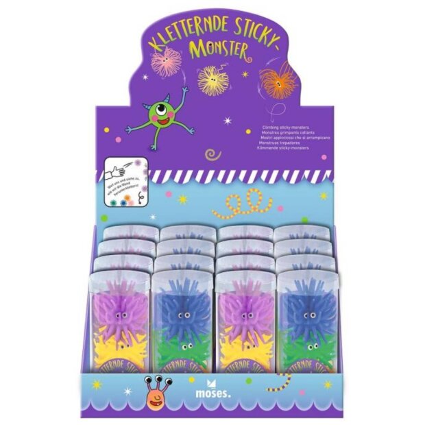 moses Kletternde Sticky Monster - sortiert