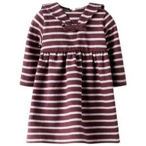 nameit Baby Kleid Matrose weinrot rosa