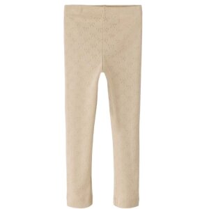 nameit Baby Legging Schleifchen beige