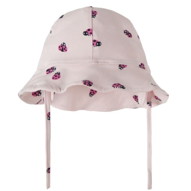 nameit Babymütze Sommer Marienkäfer rosa