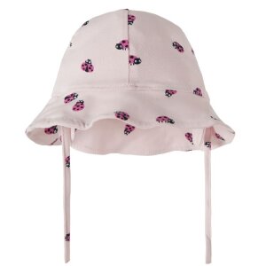 nameit Babymütze Sommer Marienkäfer rosa