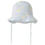 nameit Babymütze Sommer Gänseblümchen blau