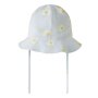 nameit Babymütze Sommer Gänseblümchen blau