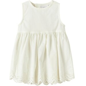name it Babykleid Borte weiß
