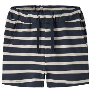 name it Shorts Streifen blau natur