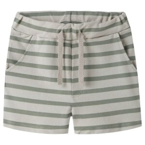 name it Shorts Streifen olive natur